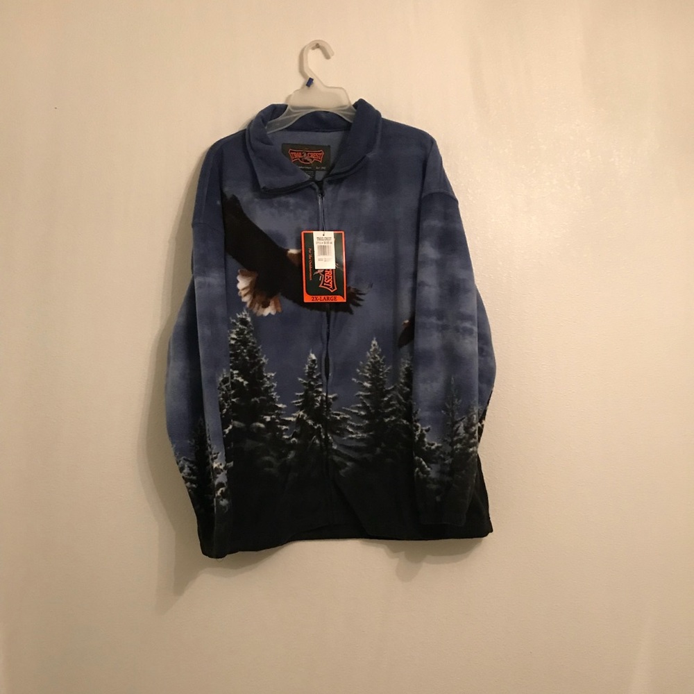 Trail Crest Full Zip Fleece Jacket Men’s Size 2XL